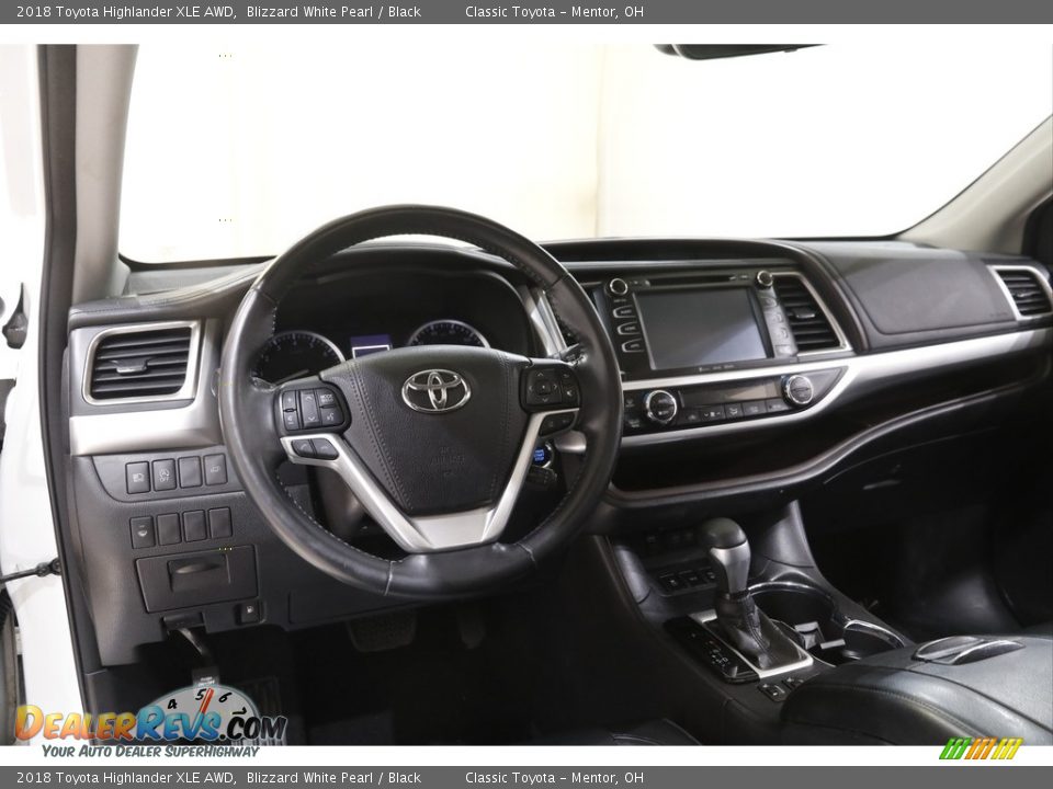 2018 Toyota Highlander XLE AWD Blizzard White Pearl / Black Photo #6