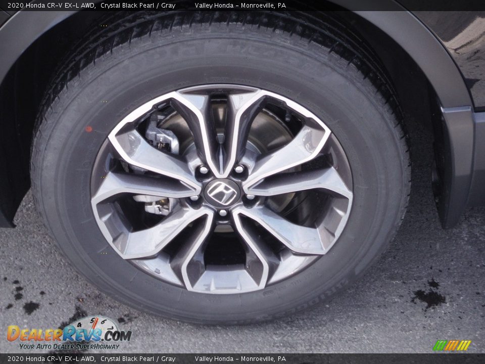 2020 Honda CR-V EX-L AWD Crystal Black Pearl / Gray Photo #4