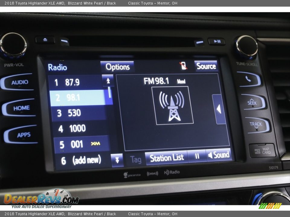 2018 Toyota Highlander XLE AWD Blizzard White Pearl / Black Photo #10