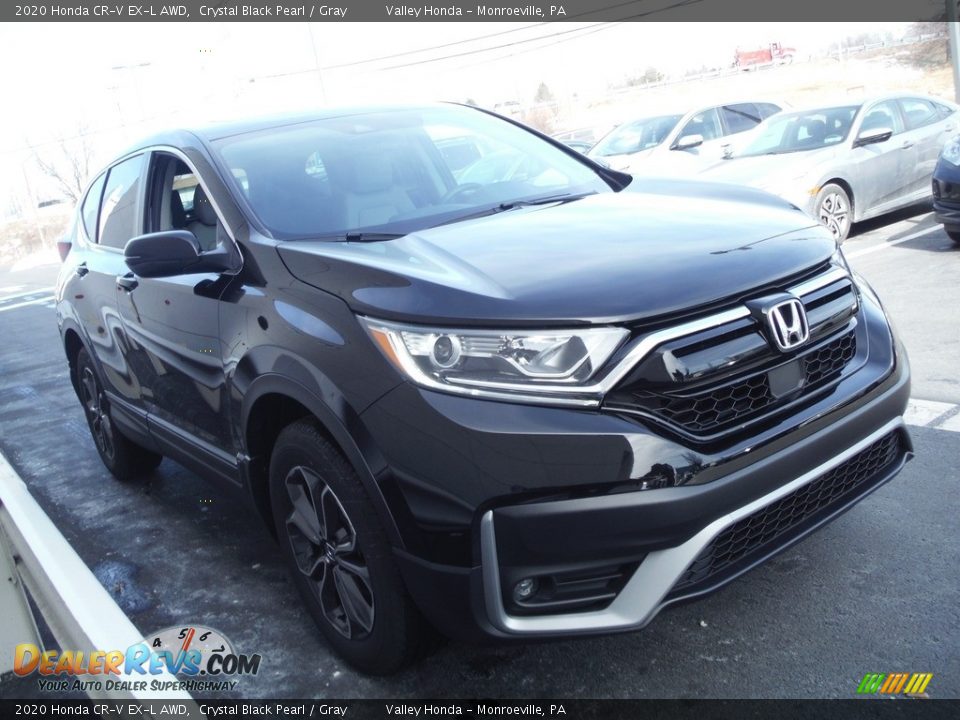 2020 Honda CR-V EX-L AWD Crystal Black Pearl / Gray Photo #6