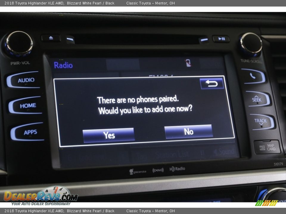 2018 Toyota Highlander XLE AWD Blizzard White Pearl / Black Photo #11