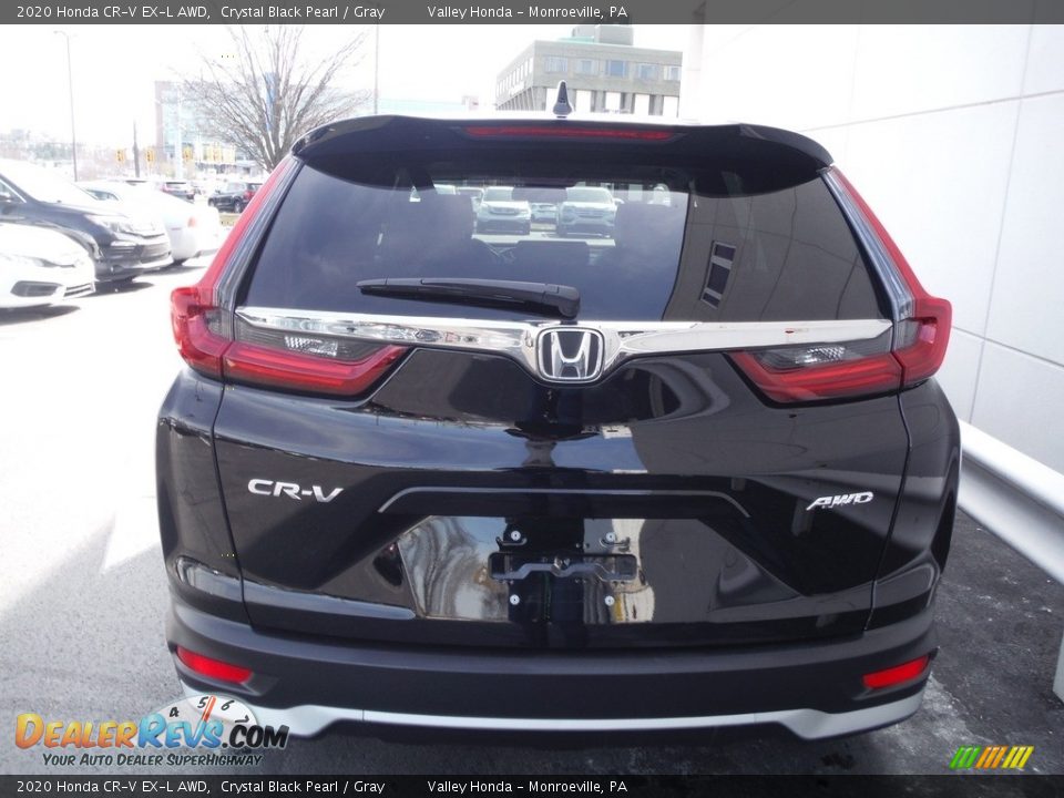 2020 Honda CR-V EX-L AWD Crystal Black Pearl / Gray Photo #9