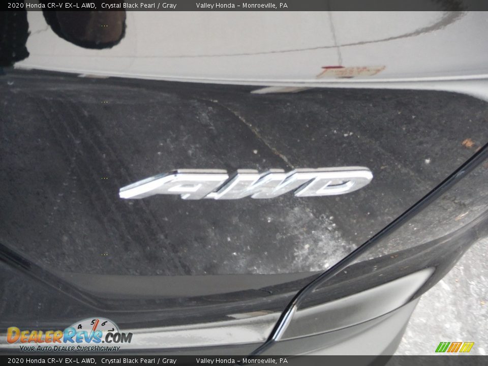 2020 Honda CR-V EX-L AWD Crystal Black Pearl / Gray Photo #10
