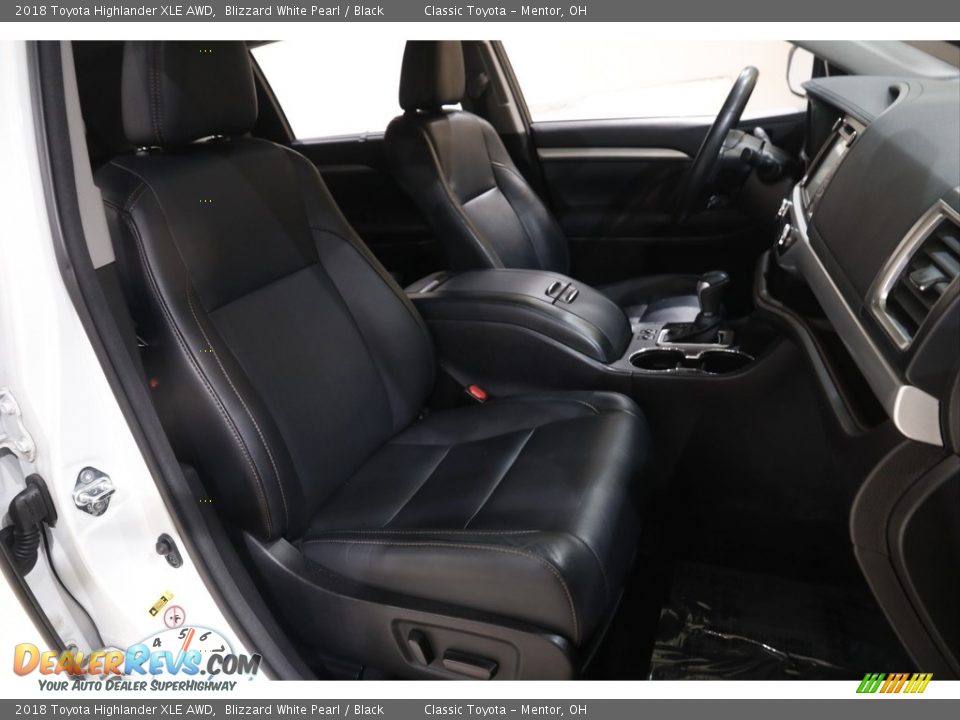 2018 Toyota Highlander XLE AWD Blizzard White Pearl / Black Photo #16