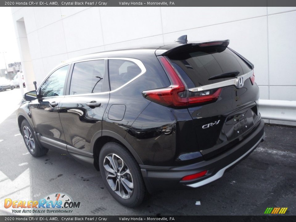 2020 Honda CR-V EX-L AWD Crystal Black Pearl / Gray Photo #11