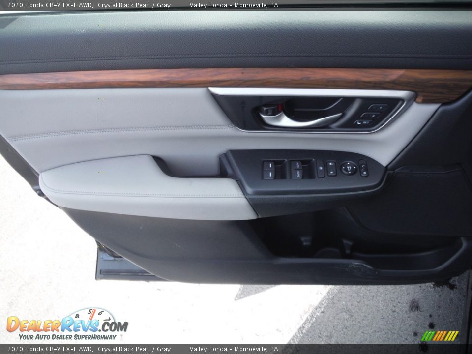 2020 Honda CR-V EX-L AWD Crystal Black Pearl / Gray Photo #13