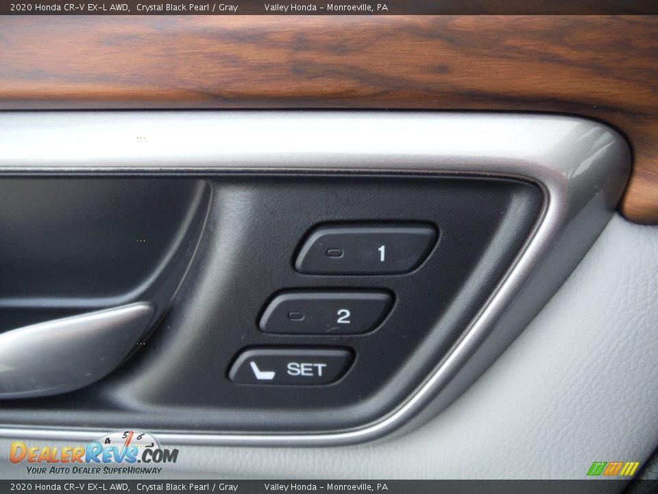 2020 Honda CR-V EX-L AWD Crystal Black Pearl / Gray Photo #14