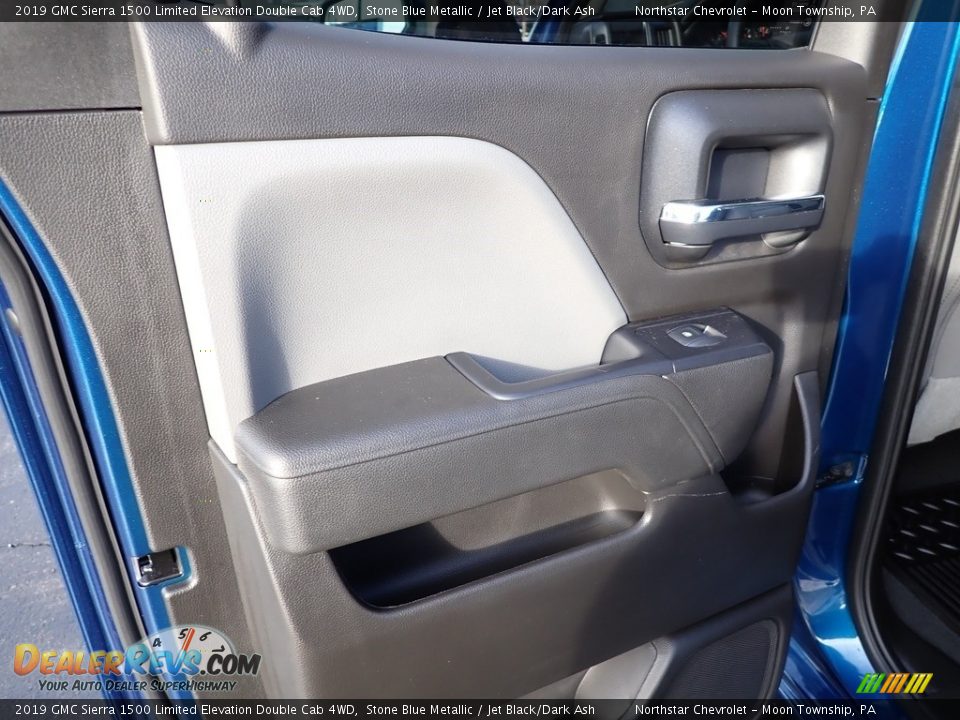 2019 GMC Sierra 1500 Limited Elevation Double Cab 4WD Stone Blue Metallic / Jet Black/Dark Ash Photo #22
