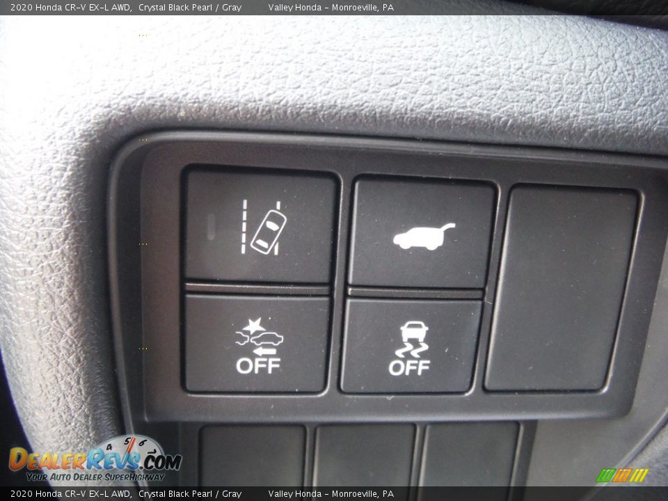 2020 Honda CR-V EX-L AWD Crystal Black Pearl / Gray Photo #16