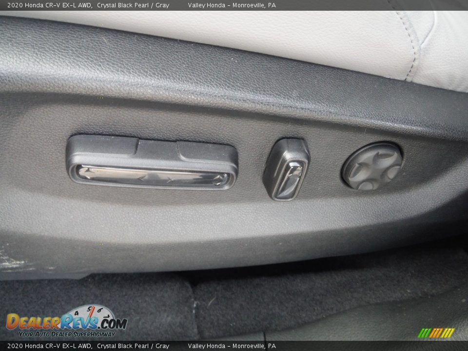 2020 Honda CR-V EX-L AWD Crystal Black Pearl / Gray Photo #17