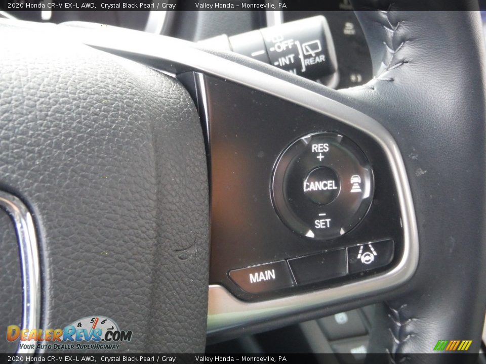 2020 Honda CR-V EX-L AWD Crystal Black Pearl / Gray Photo #24