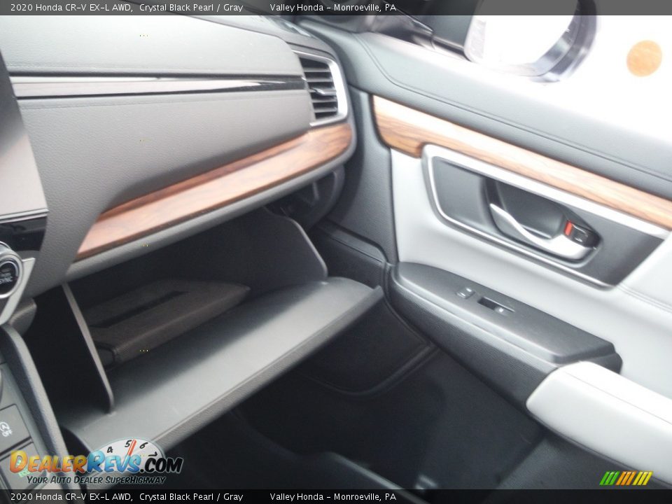 2020 Honda CR-V EX-L AWD Crystal Black Pearl / Gray Photo #25