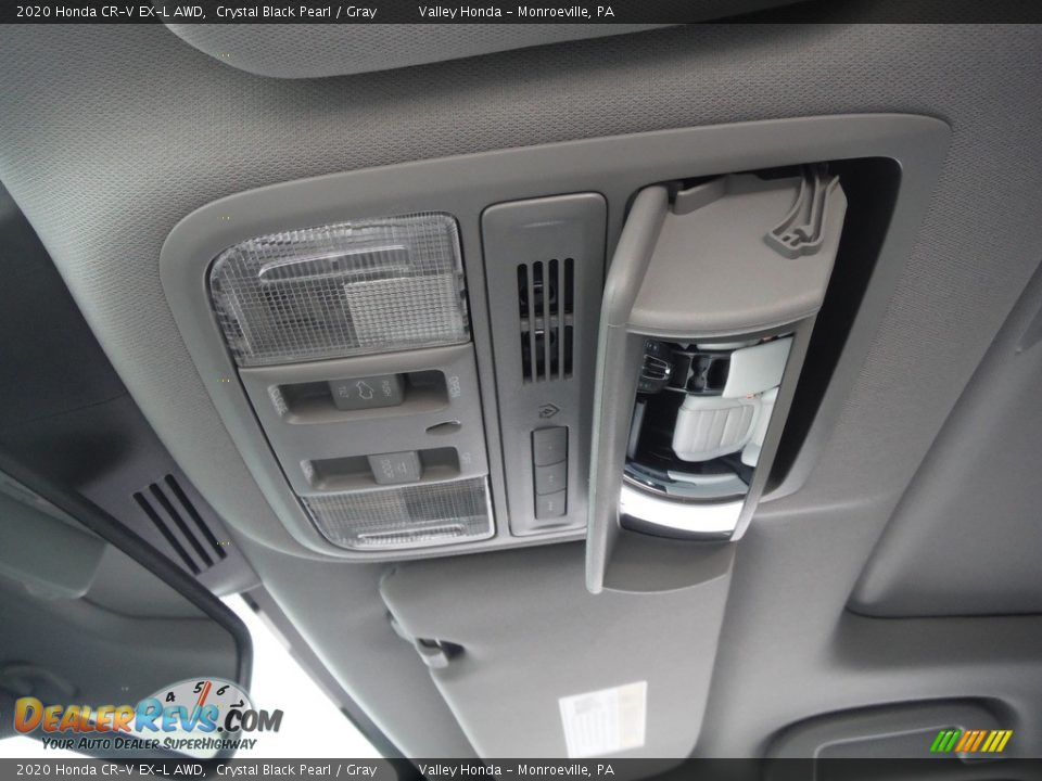 2020 Honda CR-V EX-L AWD Crystal Black Pearl / Gray Photo #27