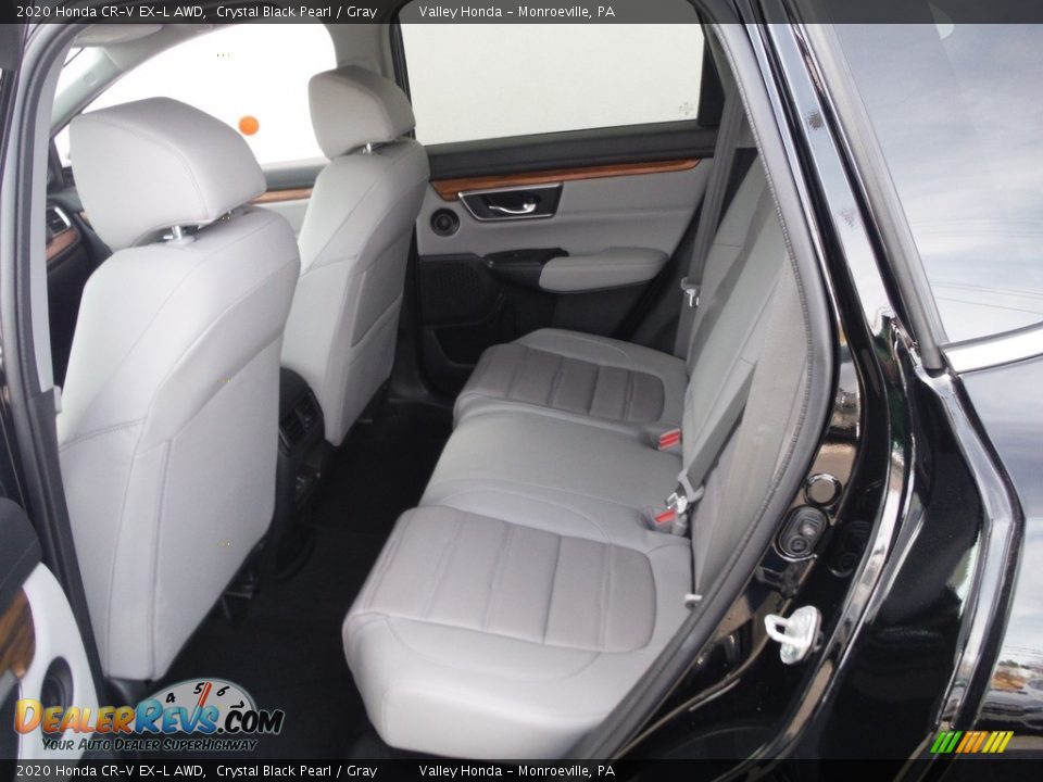 2020 Honda CR-V EX-L AWD Crystal Black Pearl / Gray Photo #28