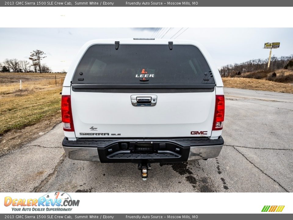 2013 GMC Sierra 1500 SLE Crew Cab Summit White / Ebony Photo #5