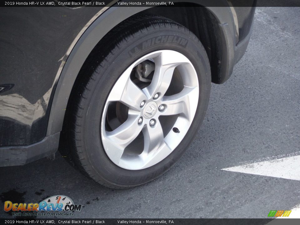 2019 Honda HR-V LX AWD Crystal Black Pearl / Black Photo #3