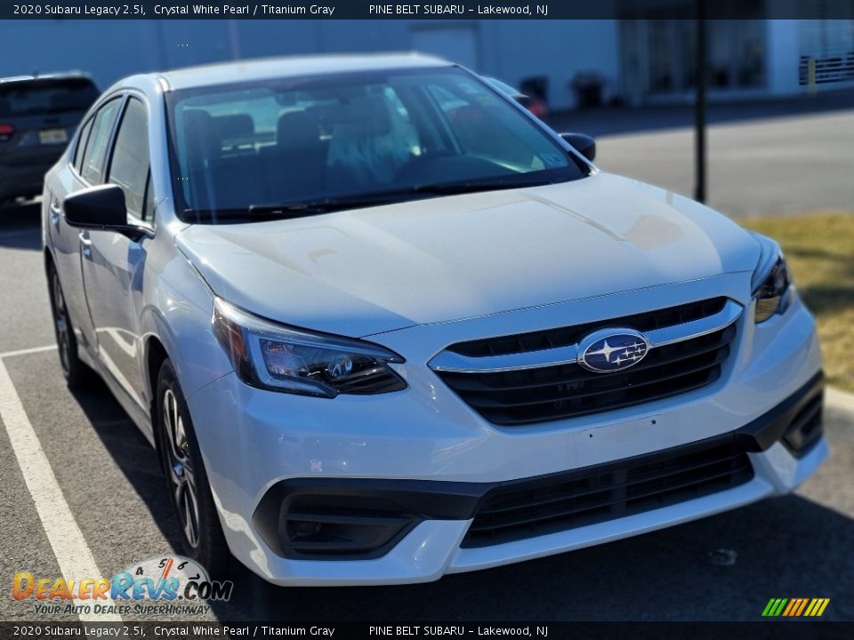 2020 Subaru Legacy 2.5i Crystal White Pearl / Titanium Gray Photo #2