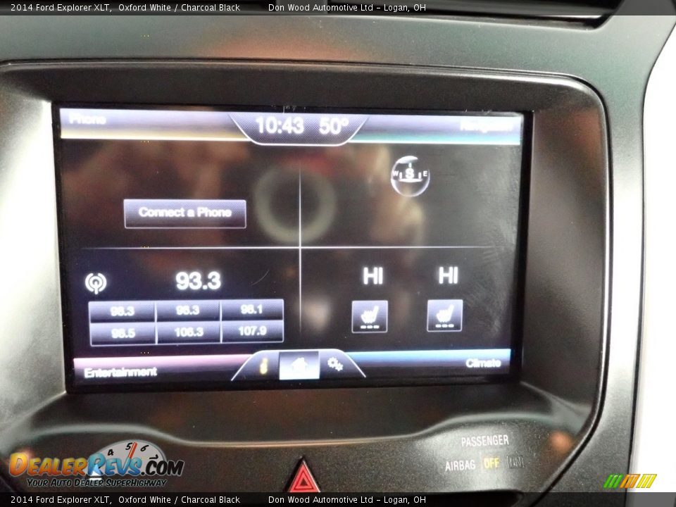 2014 Ford Explorer XLT Oxford White / Charcoal Black Photo #3