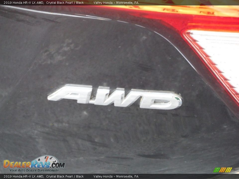 2019 Honda HR-V LX AWD Crystal Black Pearl / Black Photo #7