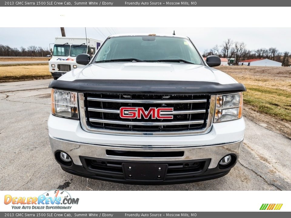 2013 GMC Sierra 1500 SLE Crew Cab Summit White / Ebony Photo #9