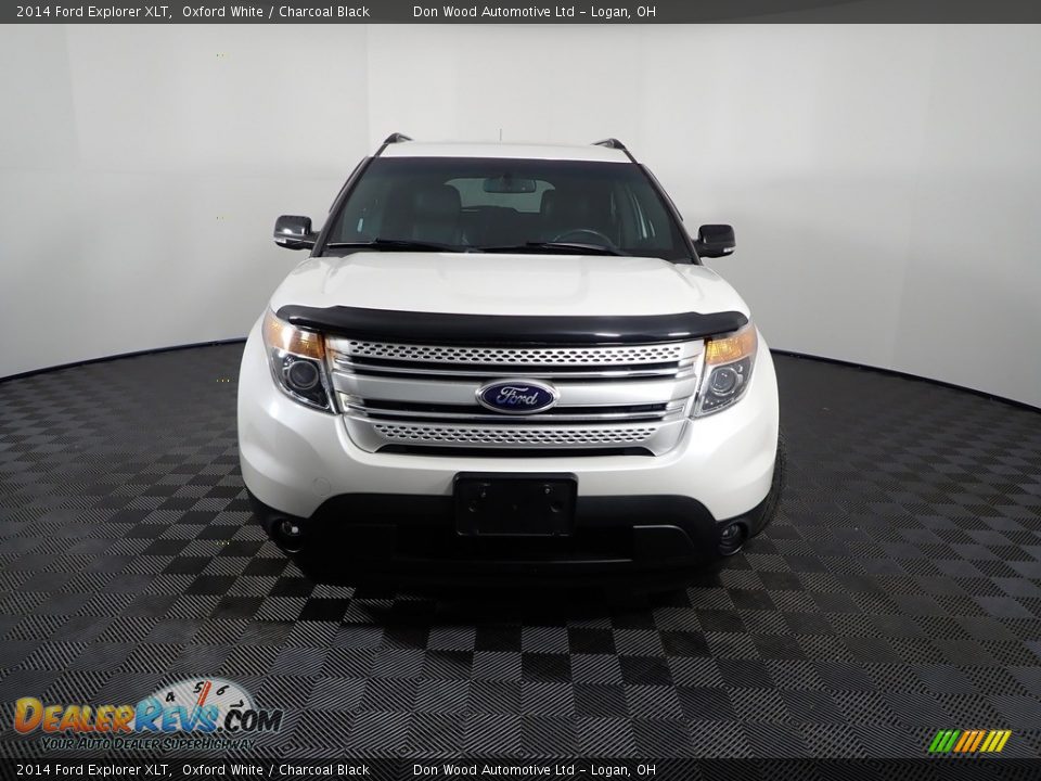 2014 Ford Explorer XLT Oxford White / Charcoal Black Photo #5