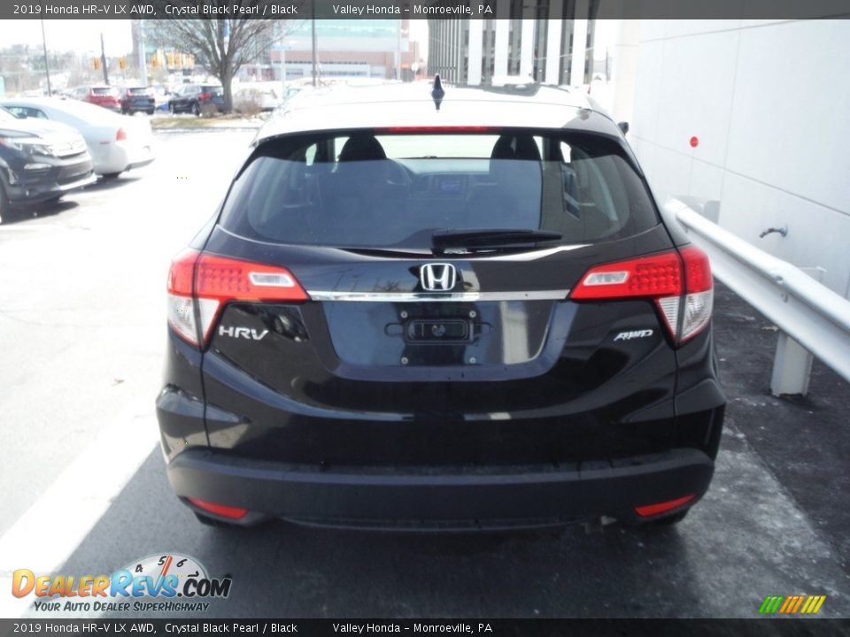 2019 Honda HR-V LX AWD Crystal Black Pearl / Black Photo #8