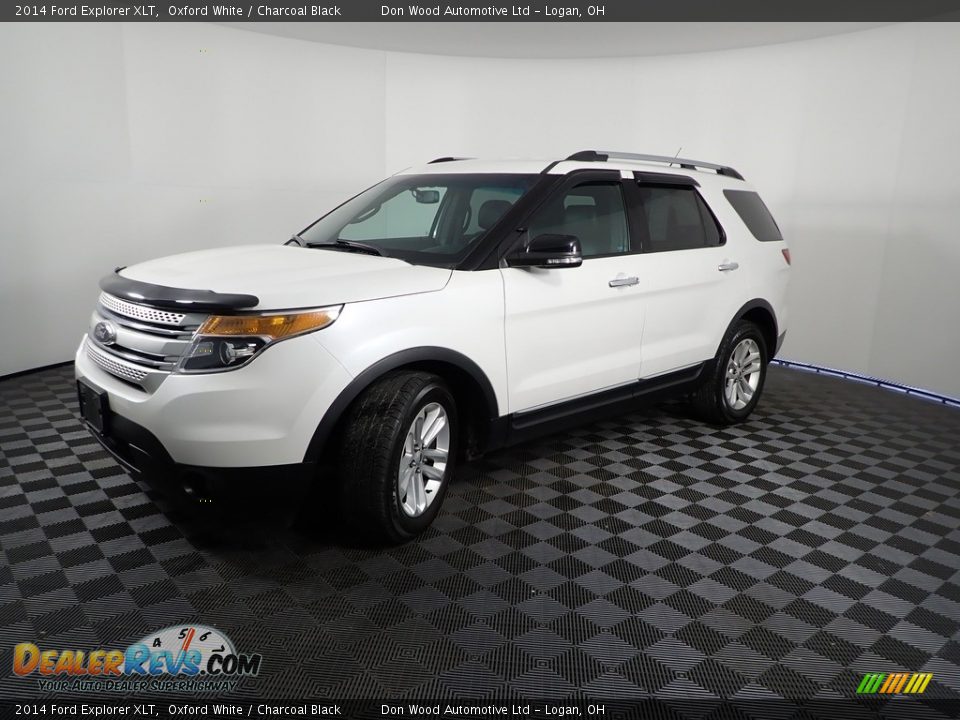 2014 Ford Explorer XLT Oxford White / Charcoal Black Photo #6