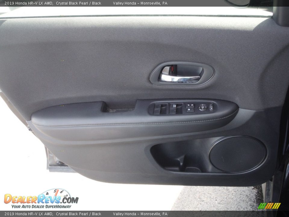 2019 Honda HR-V LX AWD Crystal Black Pearl / Black Photo #10