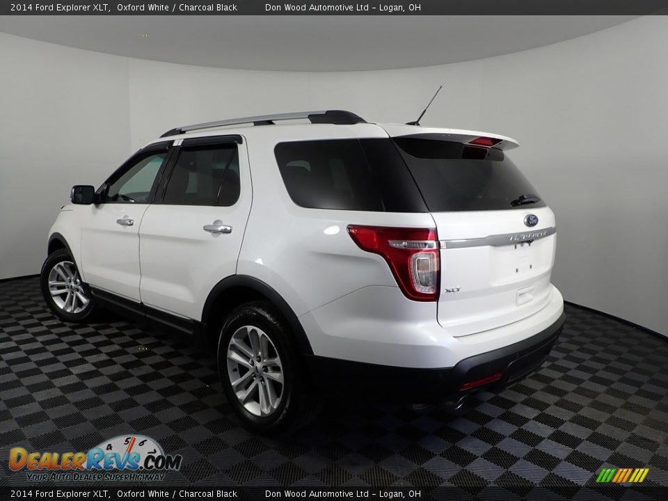 2014 Ford Explorer XLT Oxford White / Charcoal Black Photo #8
