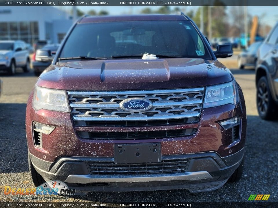 2018 Ford Explorer XLT 4WD Burgundy Velvet / Ebony Black Photo #2