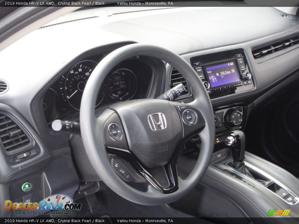 2019 Honda HR-V LX AWD Crystal Black Pearl / Black Photo #11