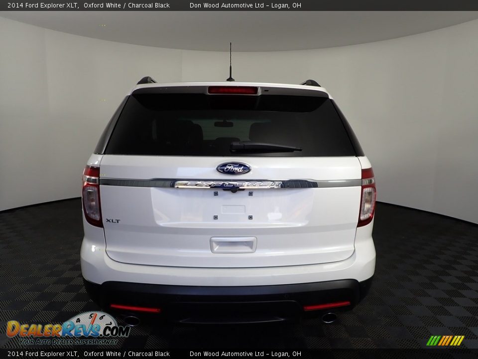 2014 Ford Explorer XLT Oxford White / Charcoal Black Photo #9