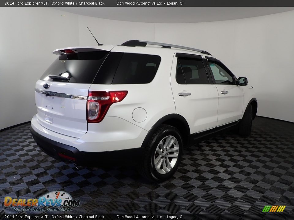 2014 Ford Explorer XLT Oxford White / Charcoal Black Photo #12