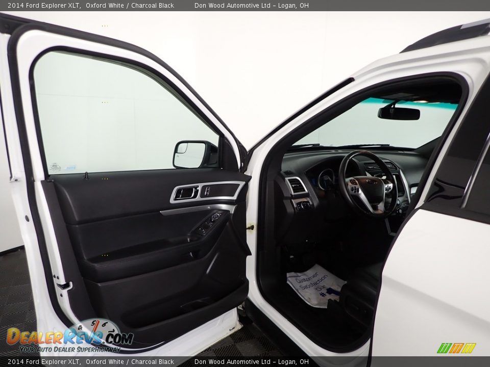 2014 Ford Explorer XLT Oxford White / Charcoal Black Photo #13