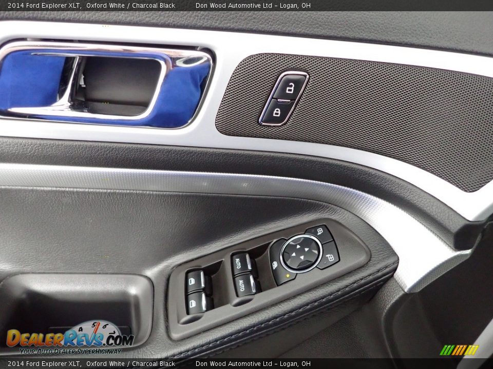 2014 Ford Explorer XLT Oxford White / Charcoal Black Photo #14
