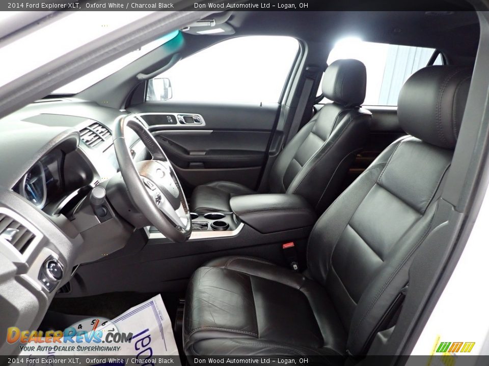 2014 Ford Explorer XLT Oxford White / Charcoal Black Photo #16