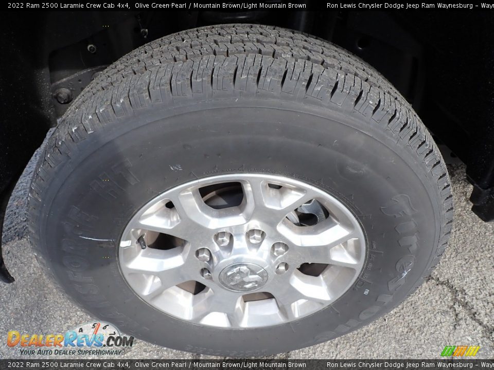 2022 Ram 2500 Laramie Crew Cab 4x4 Olive Green Pearl / Mountain Brown/Light Mountain Brown Photo #9