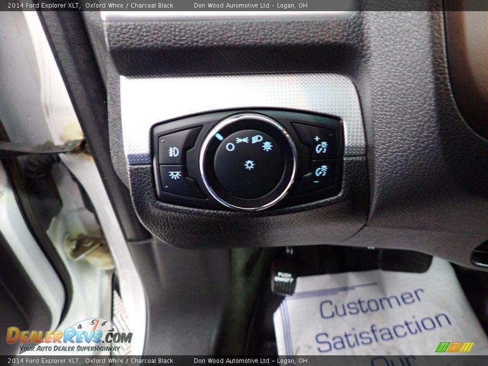 2014 Ford Explorer XLT Oxford White / Charcoal Black Photo #17