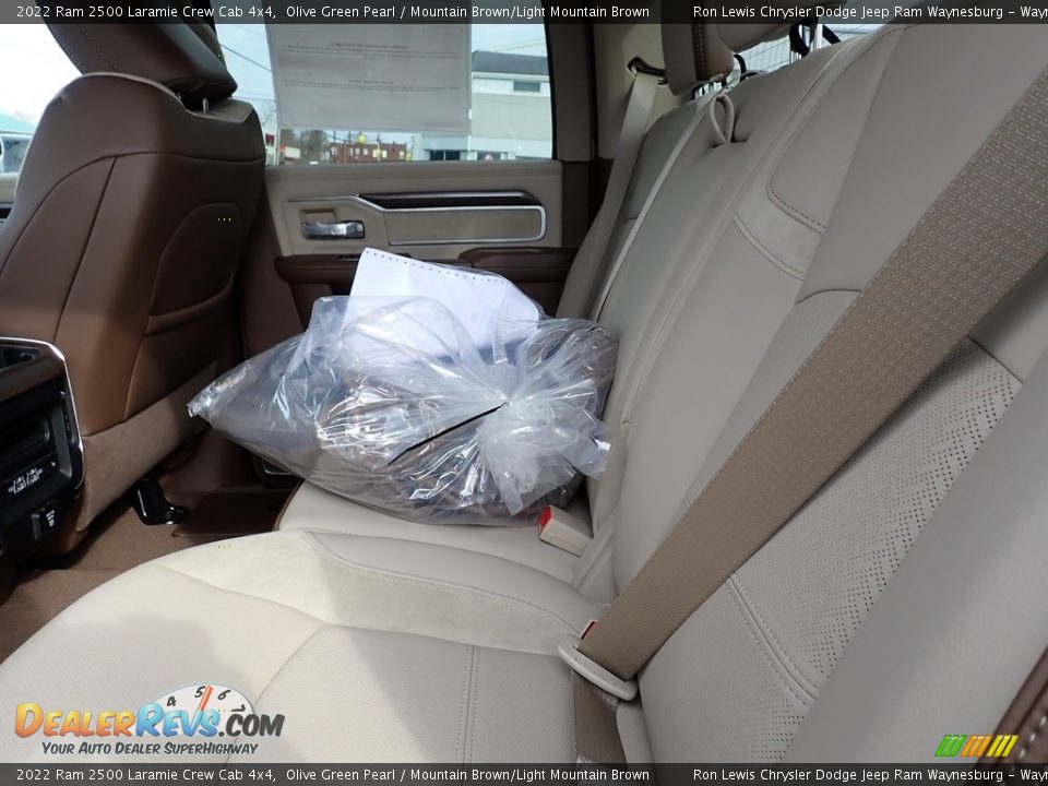 2022 Ram 2500 Laramie Crew Cab 4x4 Olive Green Pearl / Mountain Brown/Light Mountain Brown Photo #11