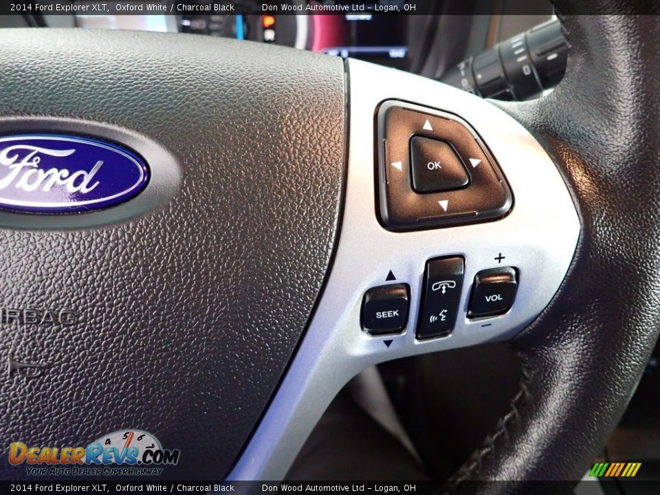 2014 Ford Explorer XLT Oxford White / Charcoal Black Photo #19