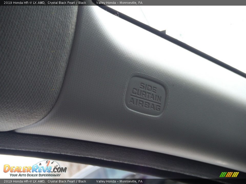 2019 Honda HR-V LX AWD Crystal Black Pearl / Black Photo #21