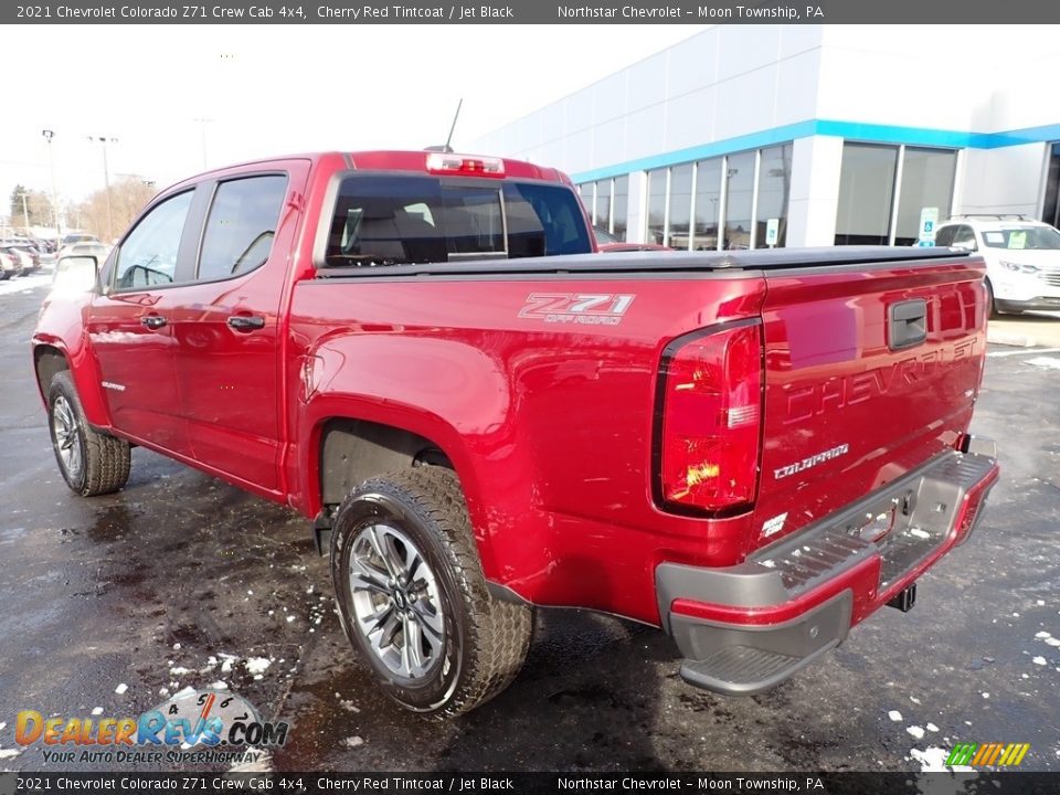 2021 Chevrolet Colorado Z71 Crew Cab 4x4 Cherry Red Tintcoat / Jet Black Photo #4