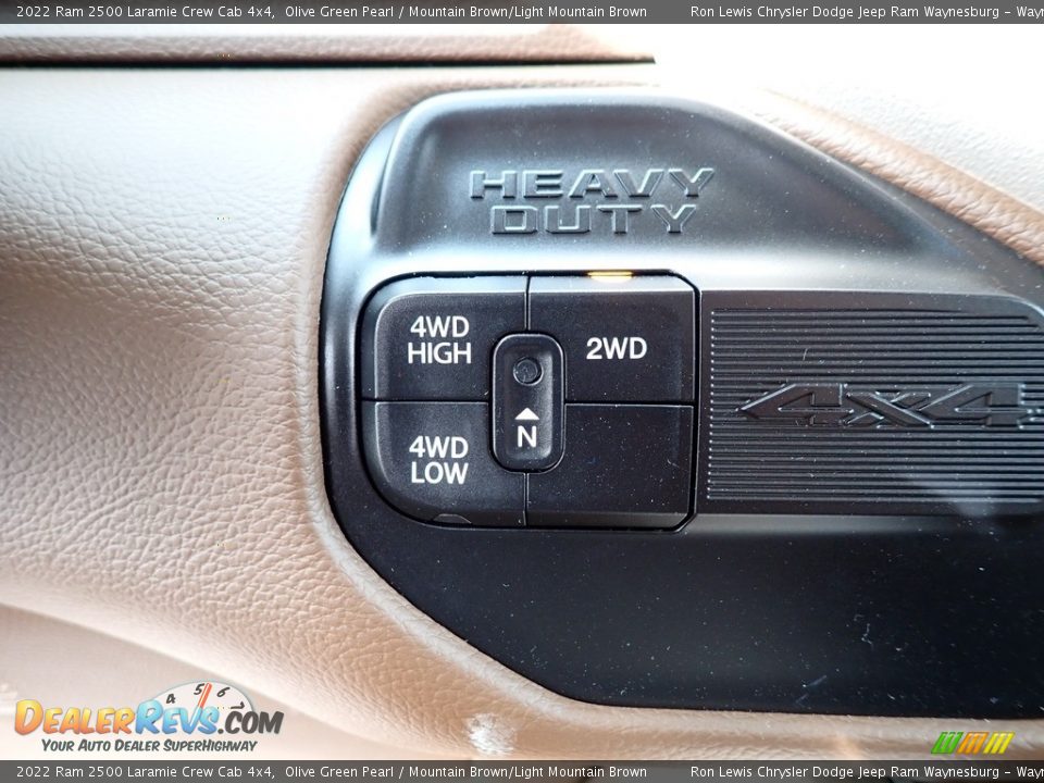 2022 Ram 2500 Laramie Crew Cab 4x4 Olive Green Pearl / Mountain Brown/Light Mountain Brown Photo #17