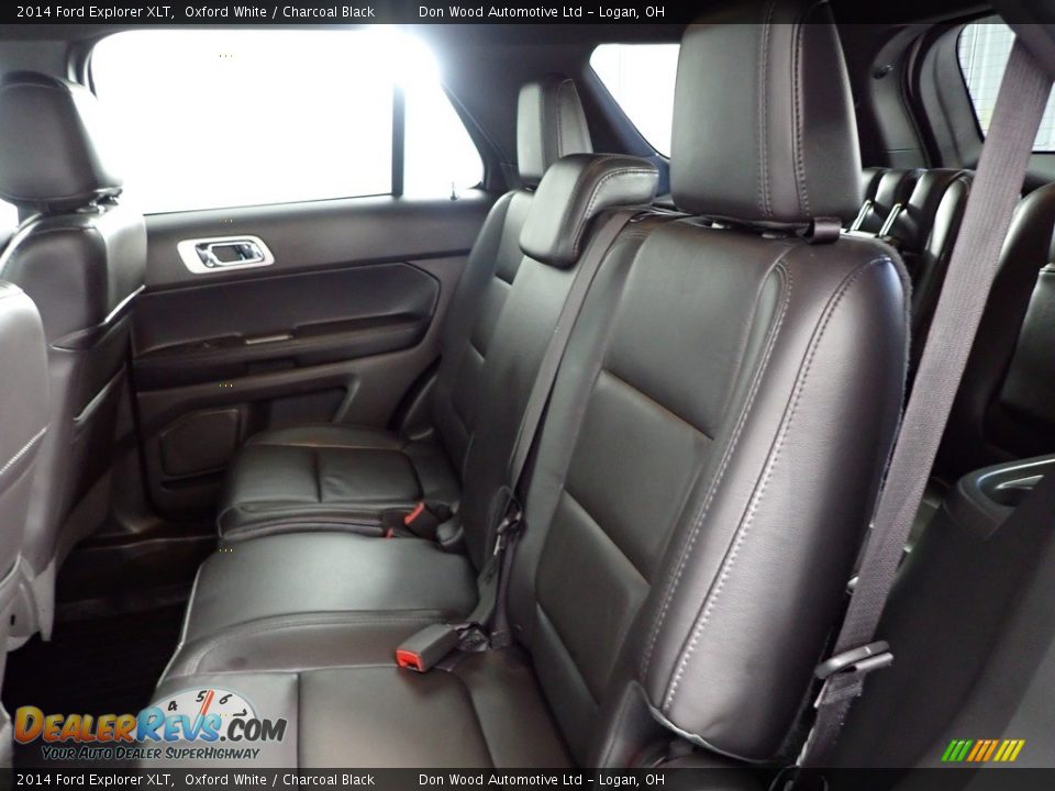 2014 Ford Explorer XLT Oxford White / Charcoal Black Photo #25