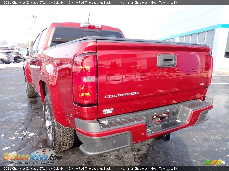 2021 Chevrolet Colorado Z71 Crew Cab 4x4 Cherry Red Tintcoat / Jet Black Photo #5