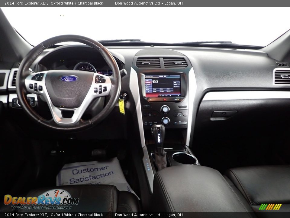 2014 Ford Explorer XLT Oxford White / Charcoal Black Photo #26