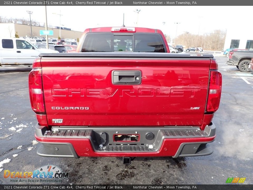 2021 Chevrolet Colorado Z71 Crew Cab 4x4 Cherry Red Tintcoat / Jet Black Photo #6