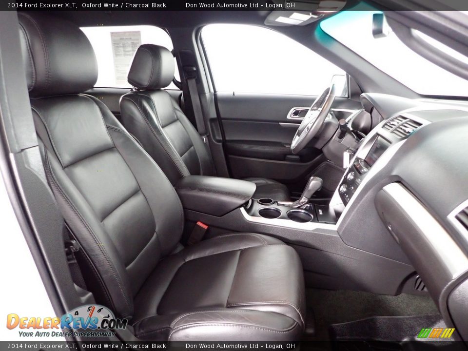 2014 Ford Explorer XLT Oxford White / Charcoal Black Photo #29