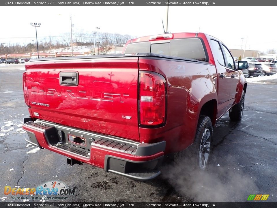 2021 Chevrolet Colorado Z71 Crew Cab 4x4 Cherry Red Tintcoat / Jet Black Photo #7