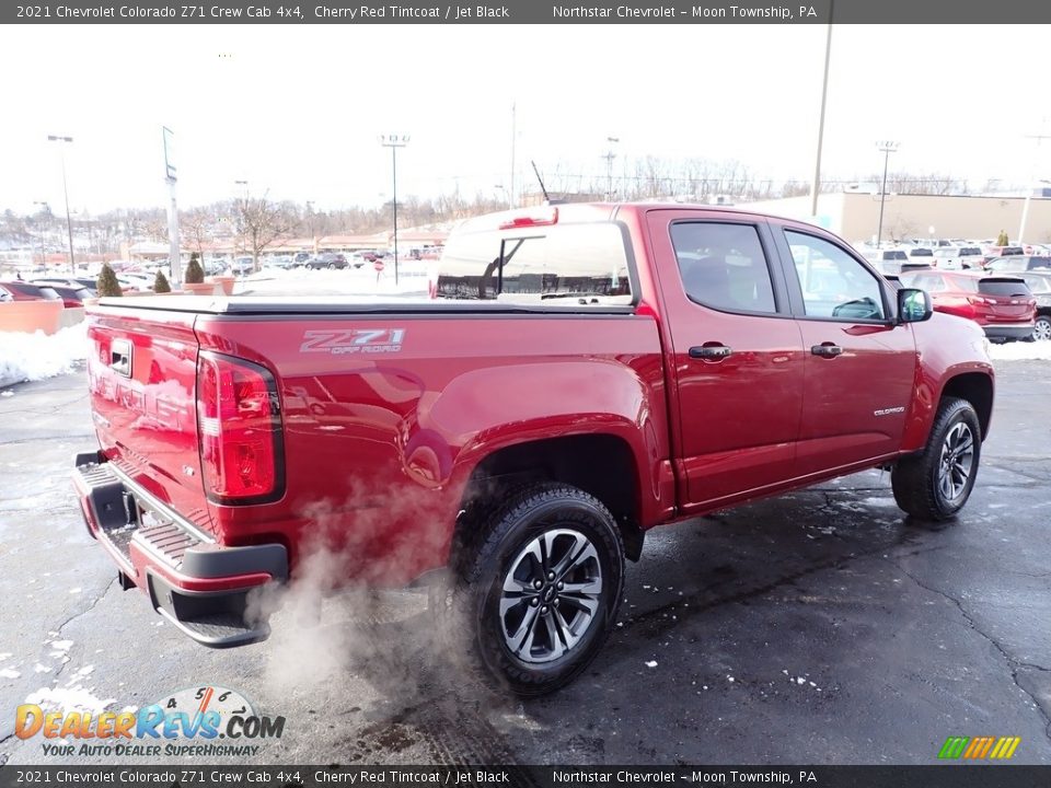 2021 Chevrolet Colorado Z71 Crew Cab 4x4 Cherry Red Tintcoat / Jet Black Photo #8